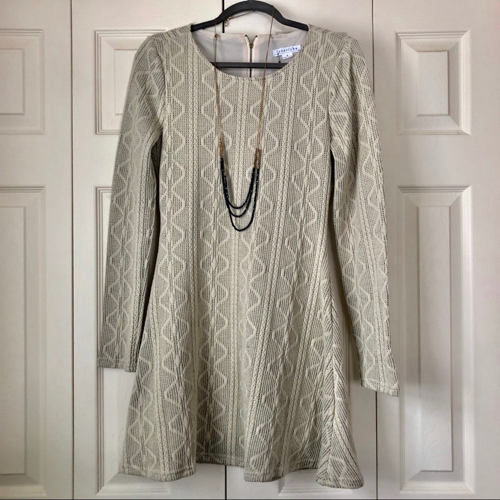 Sweater Dress Cable Knit